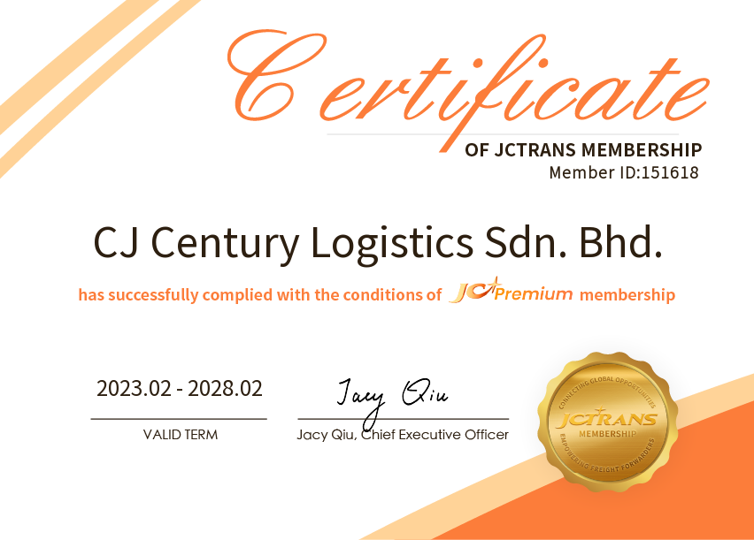 CJ Century Logistics Sdn. Bhd.JC Premium