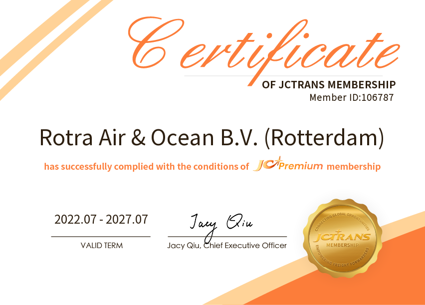 Rotra Air & Ocean B.V. (Rotterdam)JC Premium