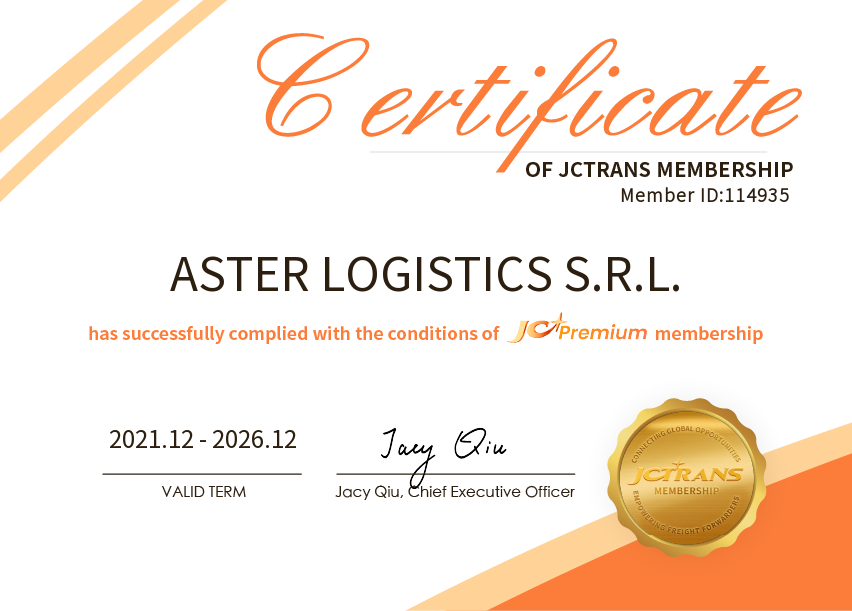 ASTER LOGISTICS S.R.L.JC Premium