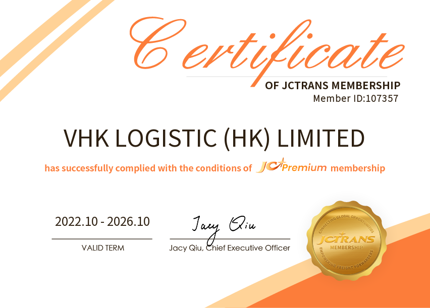 VHK LOGISTIC (HK) LIMITEDJC Premium