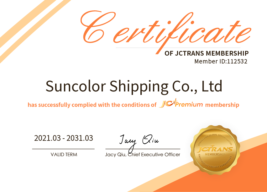 Suncolor Shipping Co., LtdJC Premium