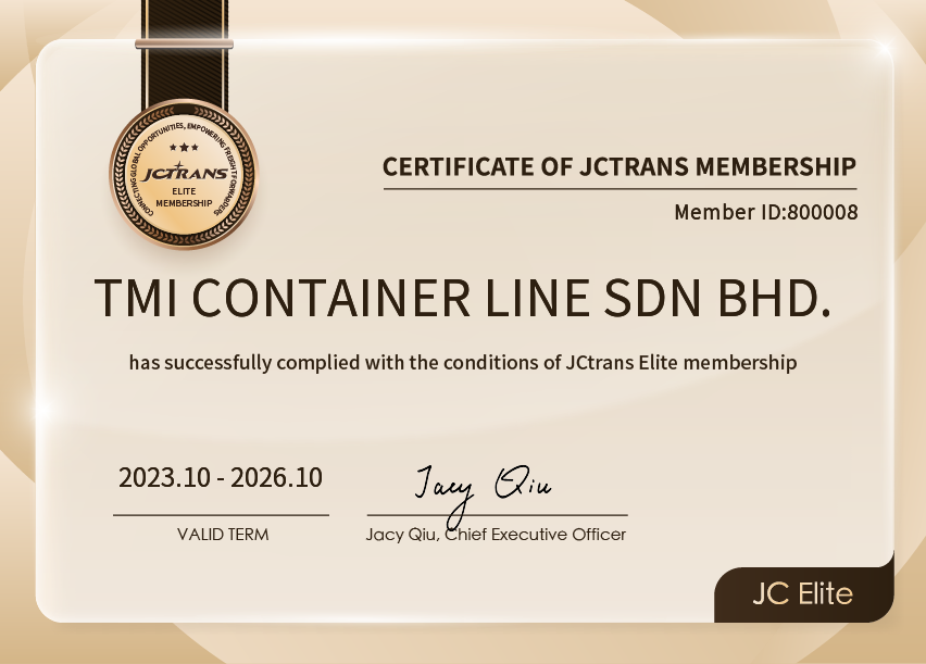 TMI CONTAINER LINE SDN BHD.JC Elite