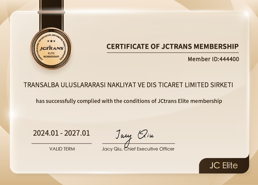 TRANSALBA ULUSLARARASI NAKLIYAT VE DIS TICARET LIMITED SIRKETIJC Elite