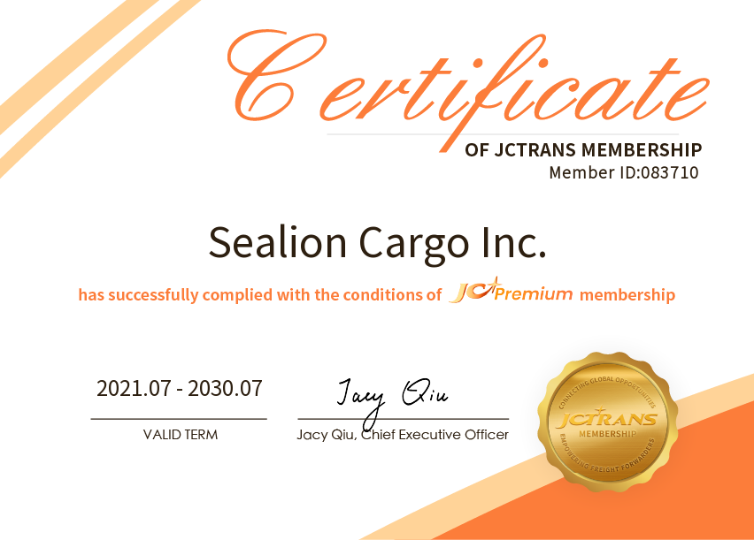 Sealion Cargo Inc.JC Premium