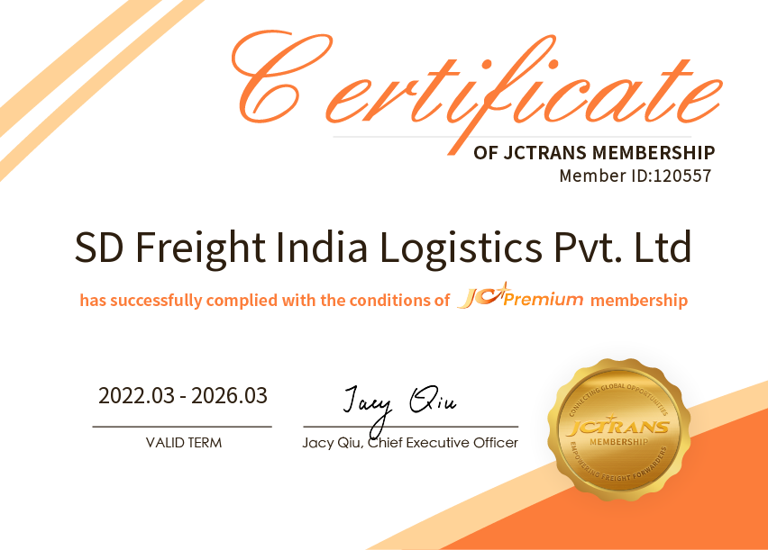 Sd Freight India Logistics Pvt. Ltdlogistics Services Company 