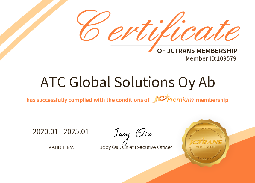 ATC Global Solutions Oy AbLogistics Services Company Information-JCtrans