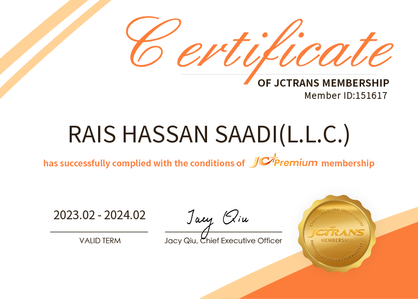 RAIS HASSAN SAADI(L.L.C.) Logistics Services Company Information JCtrans