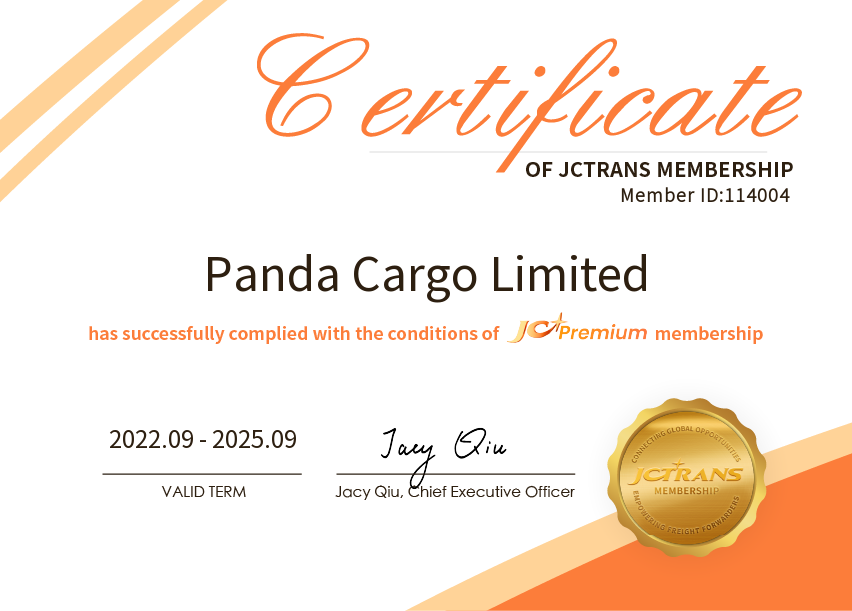 Panda Cargo LimitedLogistics Services Company InformationJCtrans