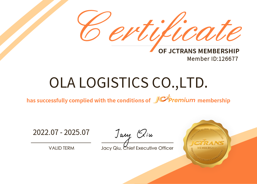 OLA LOGISTICS CO.,LTD.JC Premium